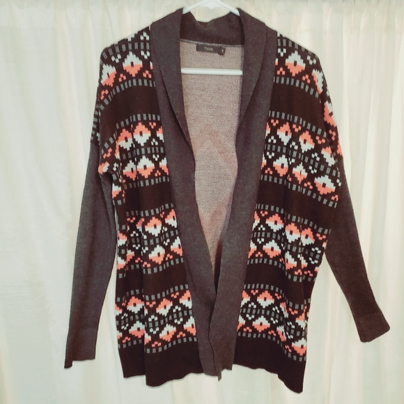 🌹THML Southwestern Open Sweater Cardi - Picture 4 of 5